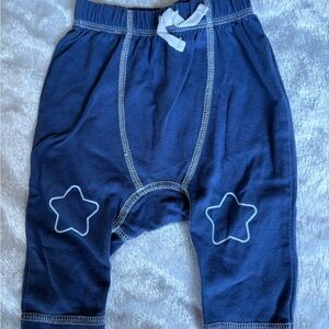 Cat & Jack Navy Baby Joggers with Orange Logo